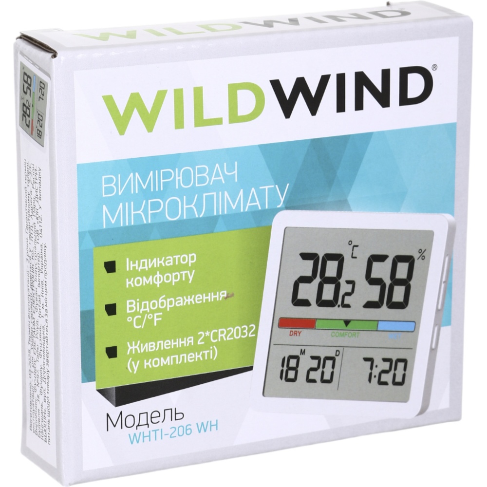 Измеритель микроклимата Wild Wind WHTI-206 WH