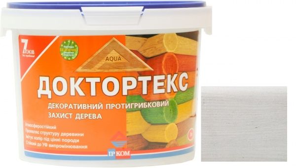 Лазур ІРКОМ Доктортекс ІР-013 білий шовковистий мат 3 л