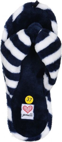 Тапки домашние Gemelli Герда р. 37 синий с белым 