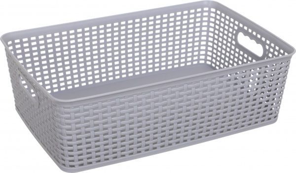 Корзина Gondol Plastic G461 KANGAROO-Maxi серый 270x405x130 мм