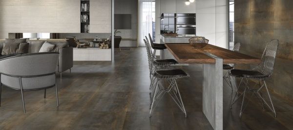 Плитка Cifre Metal Silver 60x60 