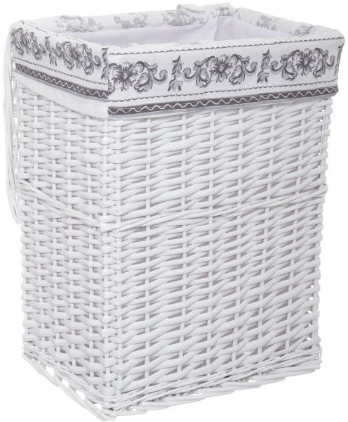 Кошик плетений з текстилем Tony Bridge Basket 38x28x48 см HQ13-53AB-2 