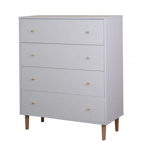 Комод Скандинавія 4ш 1000х400х1210 мм аляска/аляска 