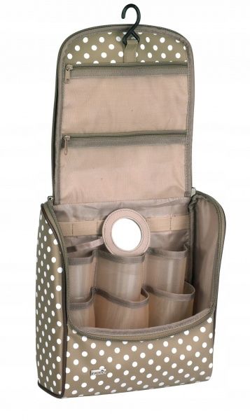 Косметичка REED Tiffany 7967 22x9x24 см коричневий із білим 