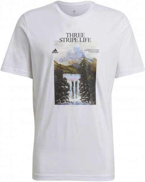 Футболка Adidas MOUNTAIN TEE M GN6851 р.S білий