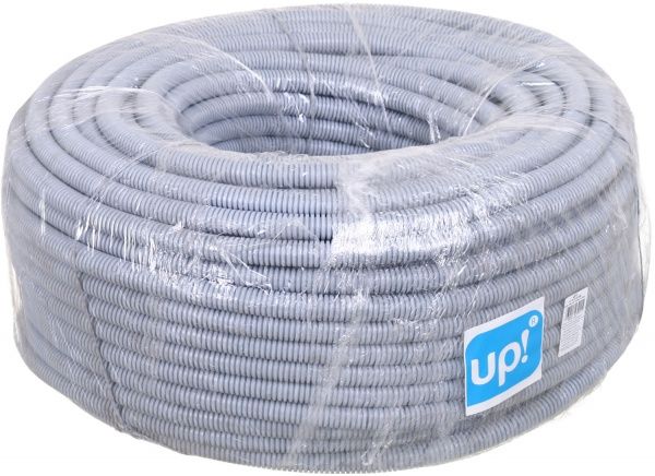 Труба гофрована з протяжкою UP! (Underprice) ПВХ 20 мм / 100 