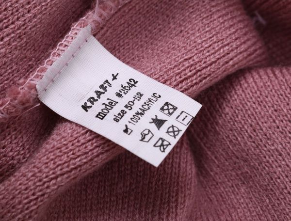 Шапочка дитяча для дівчинки Kraft+ арт. 2642 р.50-52 світла пудра 