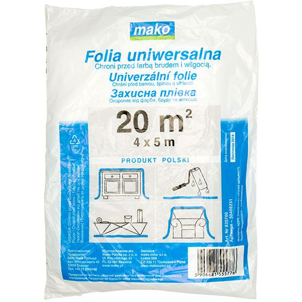 Пленка защитная Mako  5 м х 4 м 835700