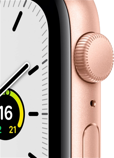 Смарт-часы Apple Watch SE GPS 44mm gold/starlight Aluminium Case with StarlightSportBand (MKQ53UL/A)