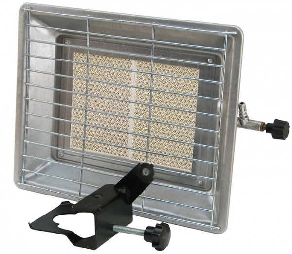 Інфрачервоний обігрівач NURGAS NG-310 Пальник газовий інфрачервоного випромінювання керамічний на кронштейні 3 кВт