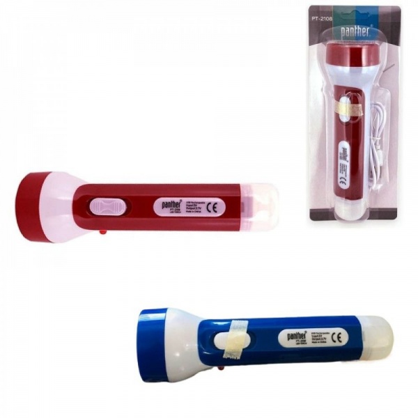 Ліхтарик акумуляторний PT-2108 в асортименті