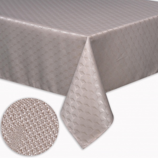 Скатерть водонепроницаемая Zana 140x180 см тауп La Nuit 