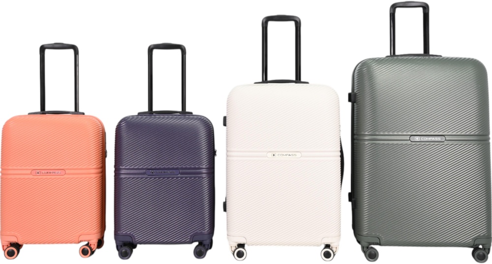 Чемодан Compass MS-2690 35 л кремовый 39x21,5x55 см S