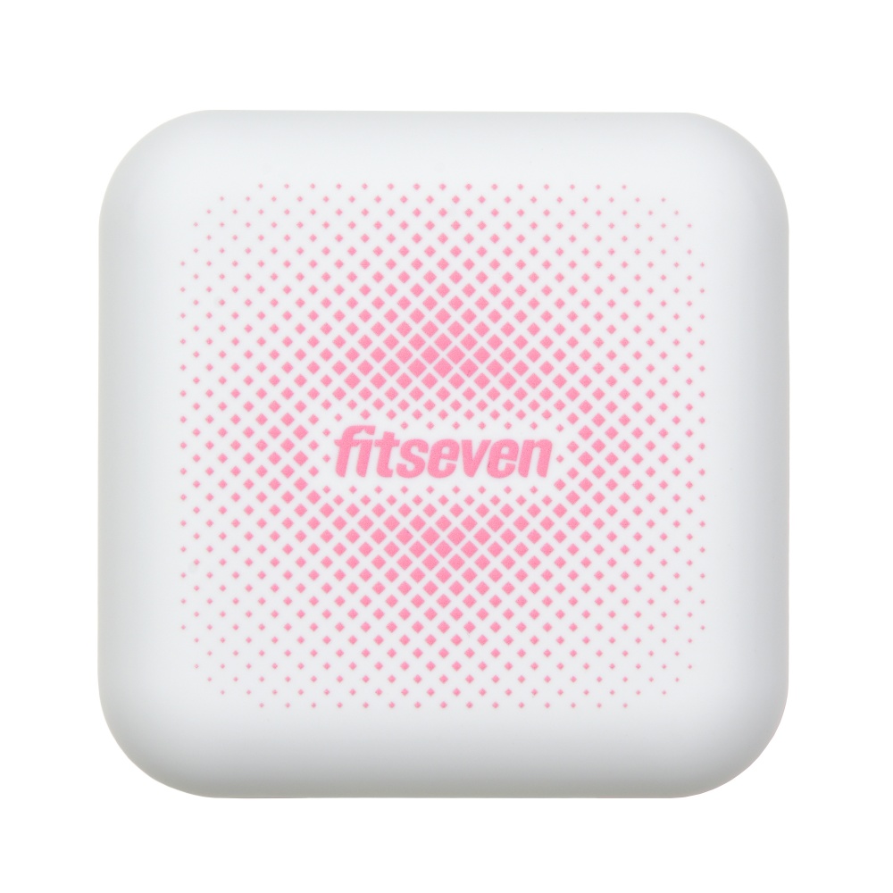 Кейс для капсул Fitseven белый с ромбами TP005WP