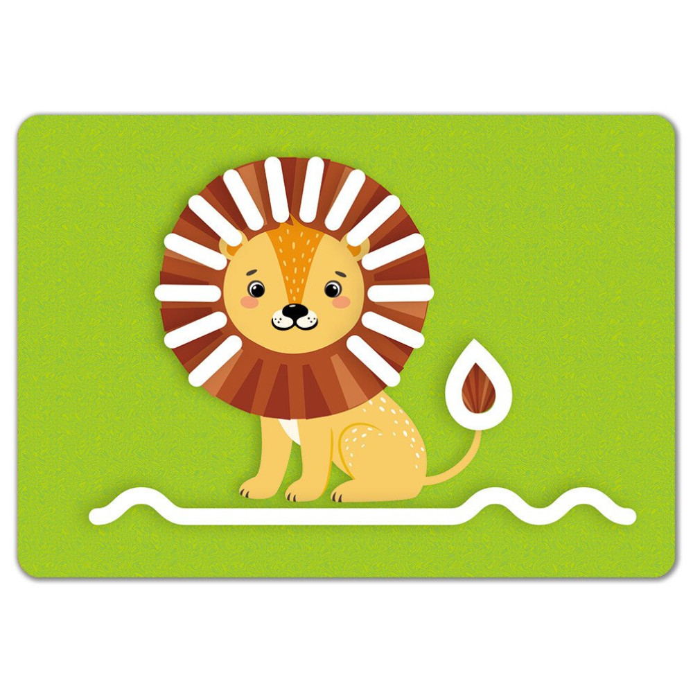 Картки навчальні «Ранній розвиток. Картки Пиши-стирай. Веселі тваринки» 978-966-751-318-4