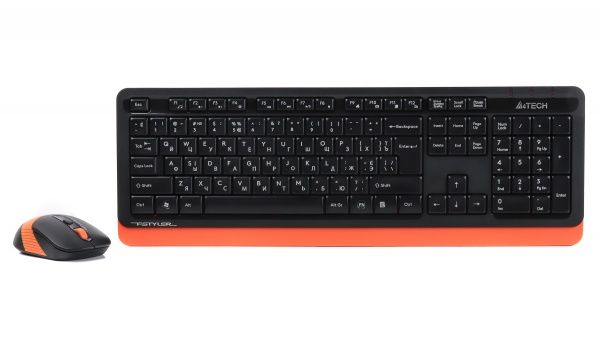 Комплект клавіатура та миша A4Tech FG1010 (Orange) 