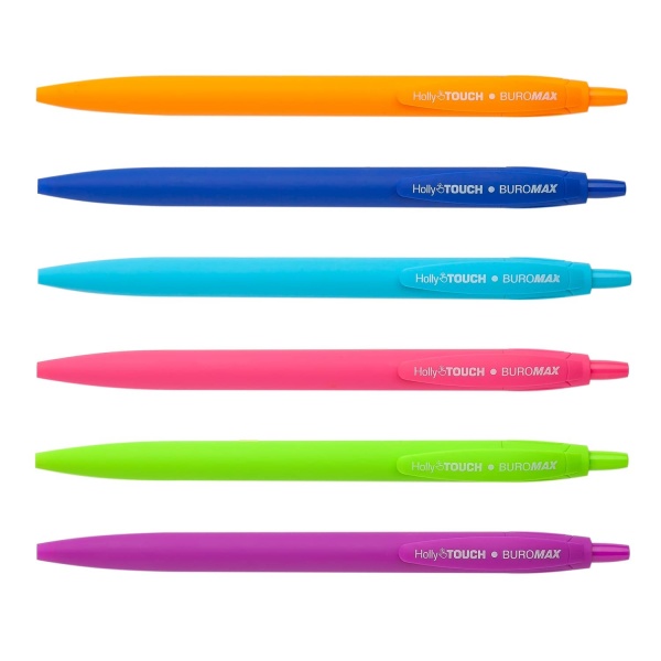 Ручка шариковая Buromax Holly Touch 0,7 мм BM.8271 