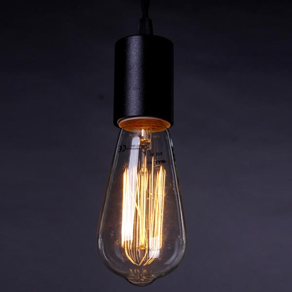 Світильник підвісний Геотон НСБ 02-60-177 Ретро-В 1x60 Вт E27 чорний 47597