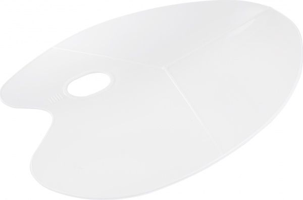 Палітра пластикова овальна плоска