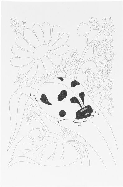 Полотно Этюд накартонесконтуромМультфильм№21 20х30хлопок акрил GPA283121