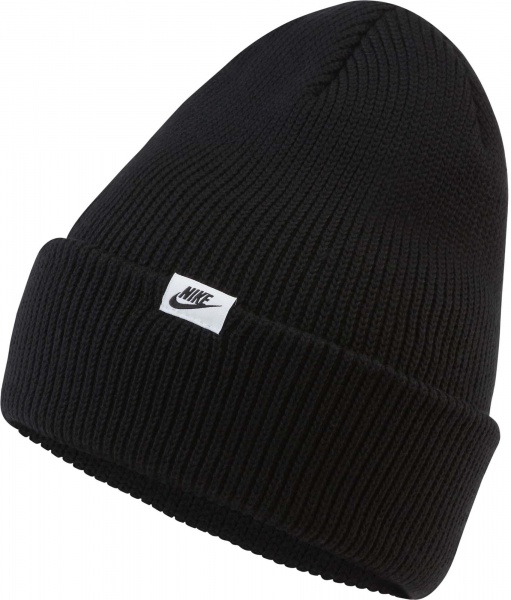 Шапка Nike U Nsw Beanie Cuffed Futura DJ6223-010 OS черный