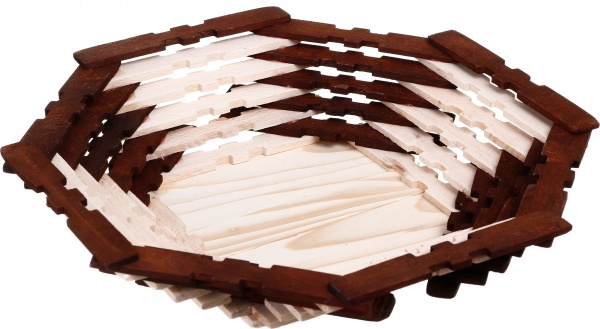 Тарілка для хліба дерево 2252217901016 