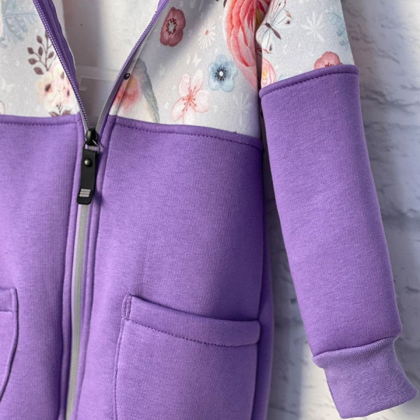 Ромпер для девочки Blanka Птичка р.104–110 фиолетовый 12876 