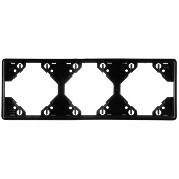 Рамка Efapel Apolo горизонтальна чорний матовий L50931 TPM