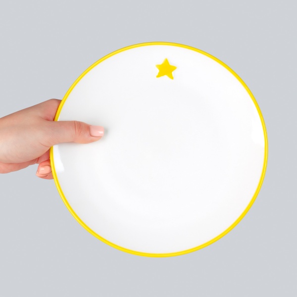 Тарілка обідня 20 см KP-46 Yellow MVM