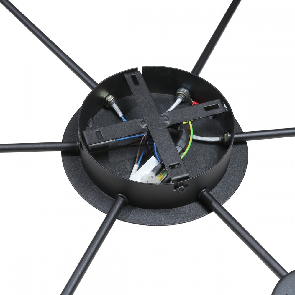 Люстра потолочная Светкомплект G NURE 6xGX53 черный