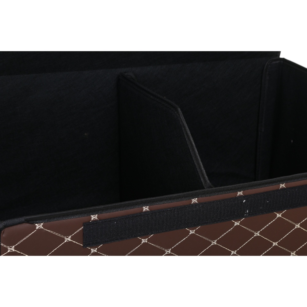 Сумка-органайзер в багажник розмір XL Auto Assistance AA-633BW коричнево-білий