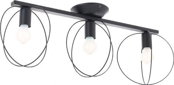 Люстра Vitaluce V4328-1/3PL 3x60 Вт E27 чорний V4328 