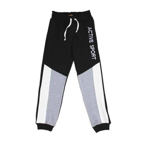 Брюки спортивні Danaya р.128 чорний із різнокольоровим ШЯ19-147 