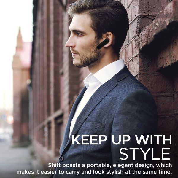 Bluetooth-гарнітура Promate Bluetooth 5 black (shift.black) 