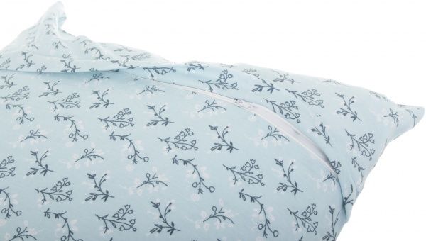 Набор наволочек 70x50 см голубой с принтом Homeline 