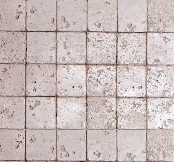 Плитка гіпсова пряма KLVIV DEKOR Livan Travertin Snow 0,41 кв.м 