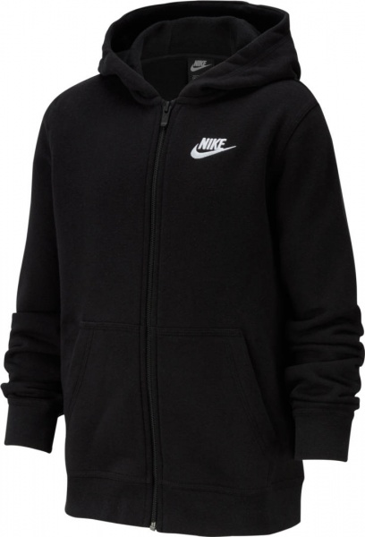 Джемпер Nike B NSW HOODIE FZ CLUB BV3699-010 р. M чорний