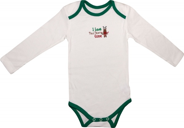 Комбінезон для хлопчика Фламінго святковий 412-513 р.80 білий із синім 