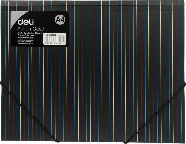 Папка А4 на резинке 38983 Deli