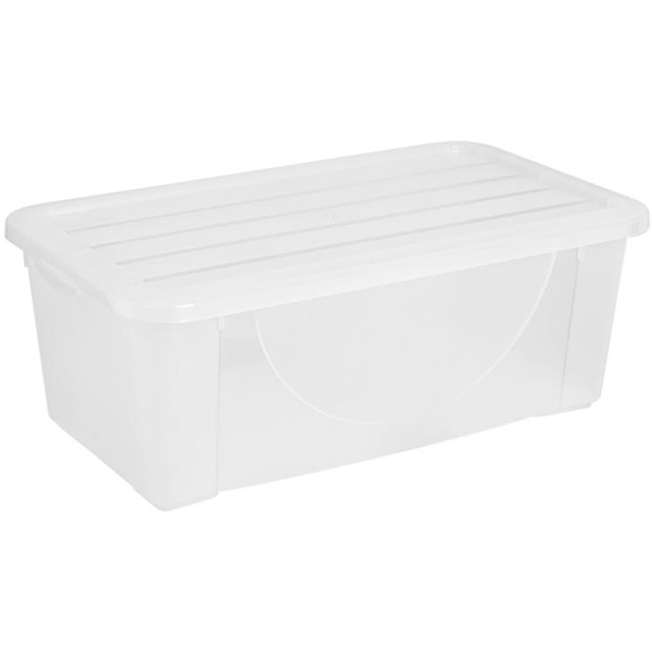 Контейнер із кришкою Алеана 122040 6 л прозоро-матовий 130x200x345 мм