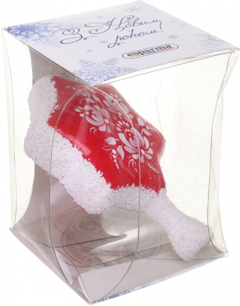 Верхівка скляна з блискітками Зірка еліт 20 см комбінована в асортименті 