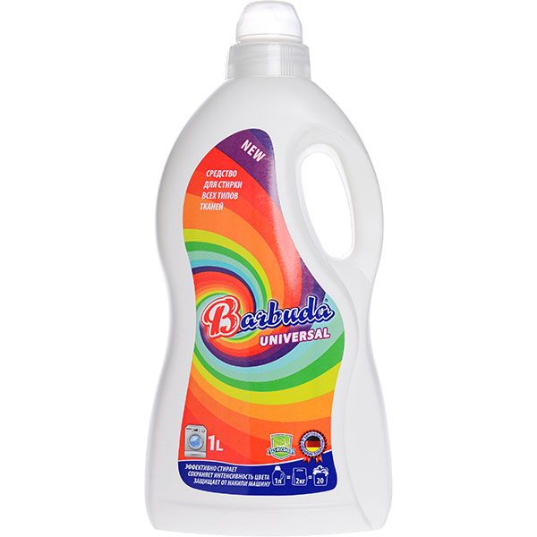 Гель для машинной и ручной стирки Barbuda универсальный 1 л