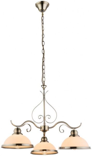 Люстра подвесная Globo Sassari 3x60 Вт E27 латунь 6906-3 