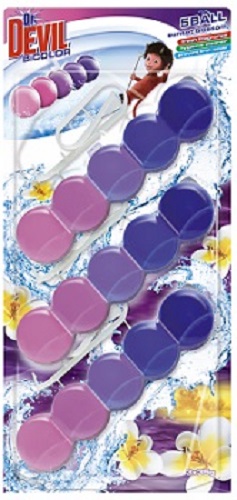 Туалетный блок Dr.Devil BiCOLOR Цветочная свежесть 3x35 г 6469 