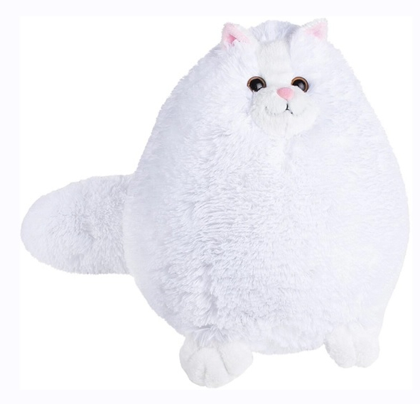 М'яка іграшка DGT-PLUSH Кіт Біляш 31 см білий KAT01