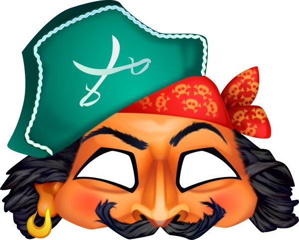 Маска карнавальна Dream Makers Пірат 