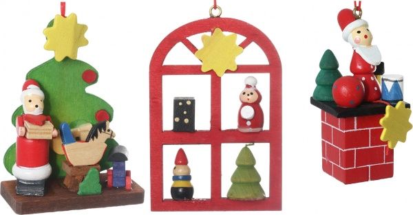 Набор деревянных фигурок 7 см 3 шт./уп. 