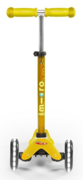 Самокат Micro Mobillity Systems Mini Micro deluxe yellow LED жовтий MMD053 
