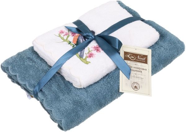 Набор полотенец Sophie 2 шт. синий La Nuit 