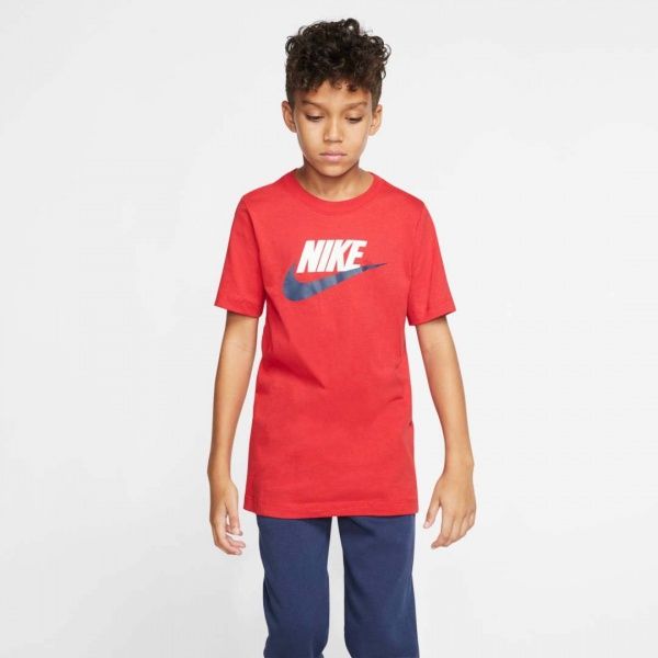 Футболка Nike B NSW TEE FUTURA ICON TD AR5252-659 M червоний